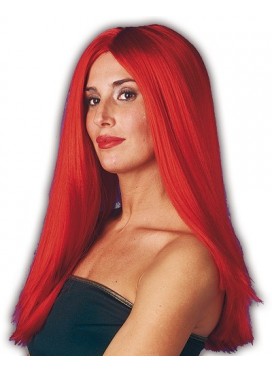 Parrucca Liscia Lunga Rossa