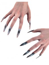 Unghie Strega con Ragnatele Adesive