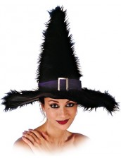 Cappello Strega Halloween in Peluche