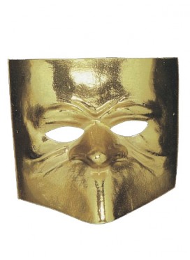 Maschera Bautta Veneziana Oro