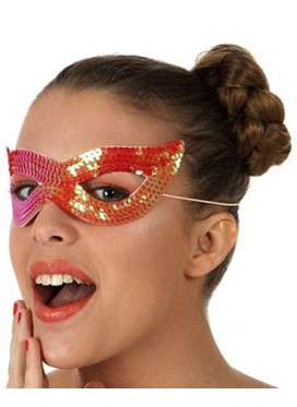 Maschera con Paillettes Col.Assortiti