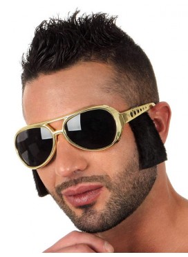 Occhiali rockstar con basette