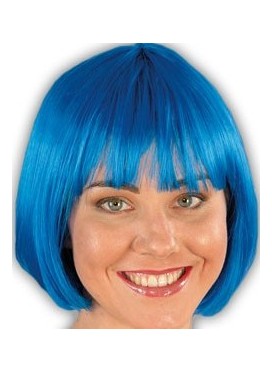 Parrucca Classica Caschetto Blu