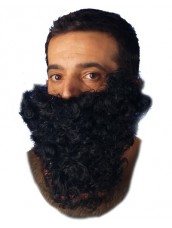 barba media nera