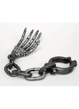 Catene con Mano di Scheletro