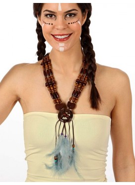 Collana Indiana con Piume