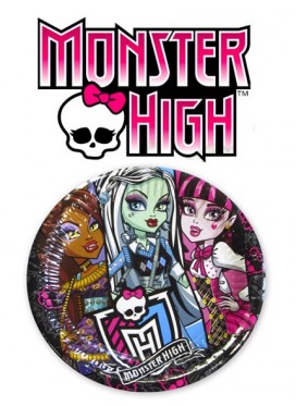 Piatti Monster High diam 23cm