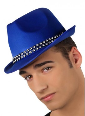 Cappello Gangsta Blu con Brillanti