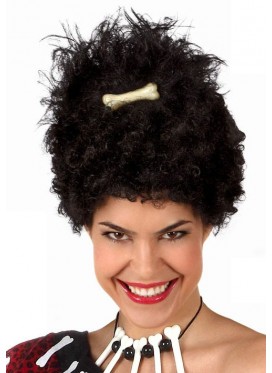 Parrucca Afro con Osso