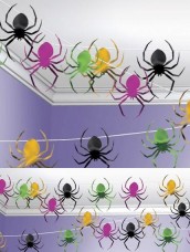 Decorazioni Halloween Ragni Metallizzati