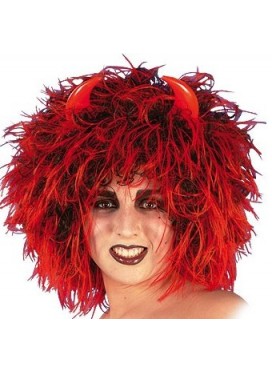 Parrucca Devil con Corna