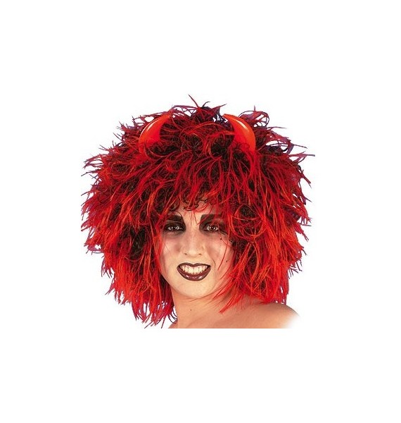 Parrucca Devil con Corna