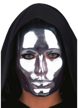 Maschera Viso Argento