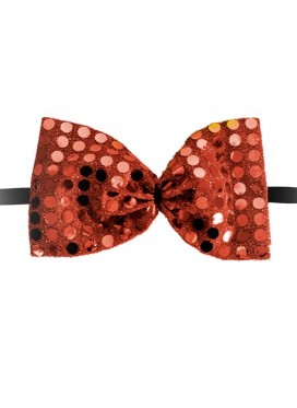 Papillon in Paillettes Rosse