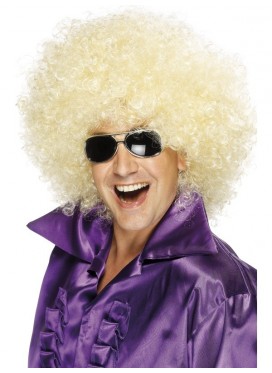 Parrucca Funky Afro Bionda