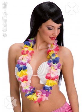 Collana Hawaii Con Orchidee