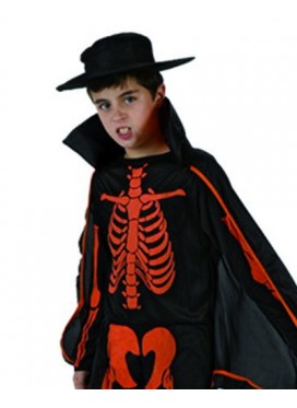 Costume Scheletro Arancione