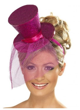 Cilindro Fucsia Con Veletta