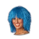 Parrucca Lamè Blu