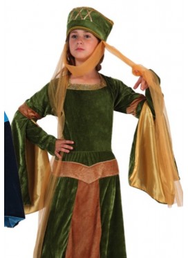 Costume Dama Medievale Verde
