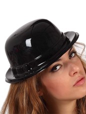 Bombetta Nera Plastica