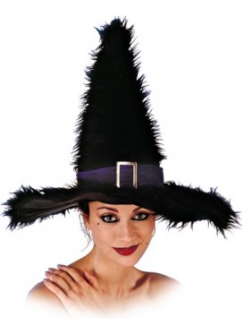 Cappello Strega Halloween in Peluche