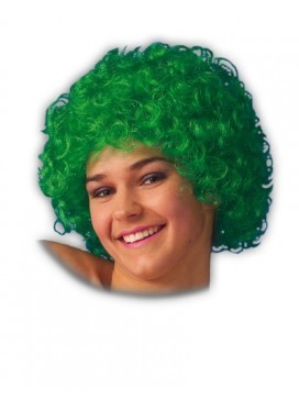 Parrucca Clown Happy Verde