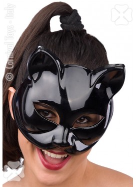 Maschera Gatto Nero Rigida