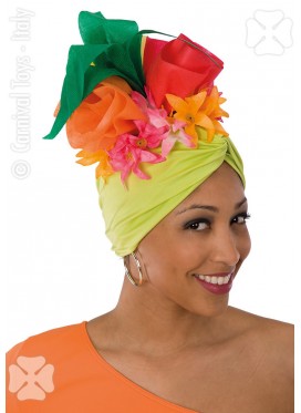 Copricapo Brasiliana Con Fiori