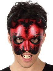 Mascherina Demonio con corna