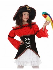 Costume da capitana pirata