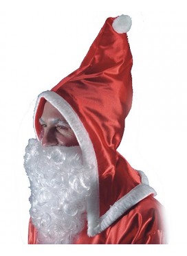 Cappuccio Babbo Natale  in Raso