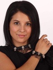 Set Collana e Bracciali Teschi