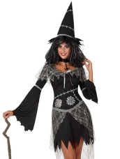 Costume Strega con Pizzo