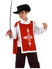 Moschettiere Rosso Bambino