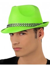 Cappello Gansta Verde con Brillanti