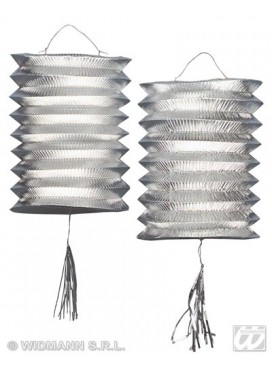 Lanterne Metalizzate Argento