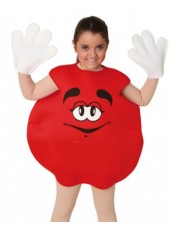 Costume M&M's Rosso baby