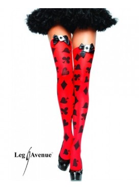 Calze Queen of Poker  Leg Avenue