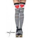 Calze del Cuore BN  Leg Avenue