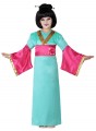 Costume Geisha Turchese