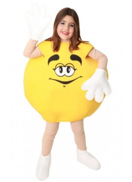 Costume M&M's Giallo baby