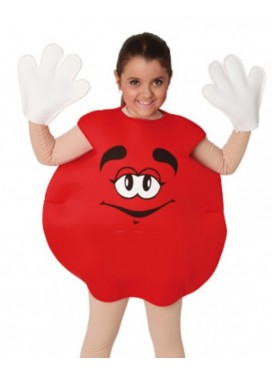 Costume M&M's Rosso baby