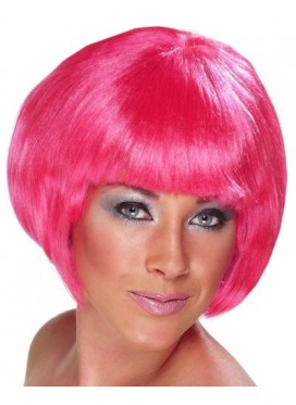 Caschetto Fucsia con Frangetta