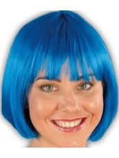 Parrucca Classica Caschetto Blu