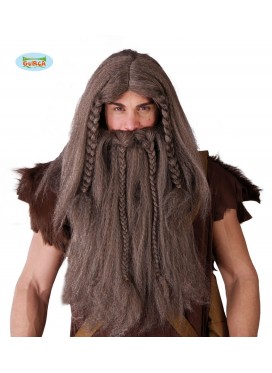 Parrucca e barba vichingo