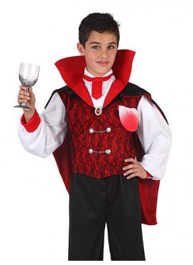 Costume Vampiro con Cravatta