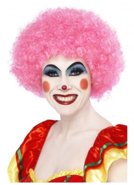 Parrucca Clown Rosa