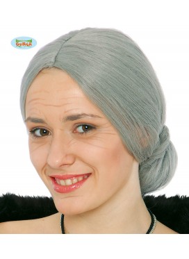 Parrucca Nonna con Chignon